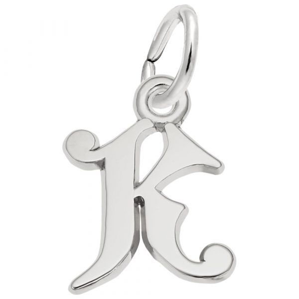 Sterling silver Initial Charm