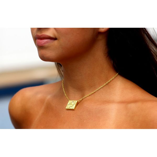 14kt Gold Salon Necklace with Diamonds Image 2 Peran & Scannell Jewelers Houston, TX