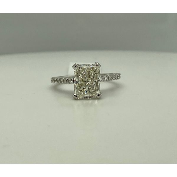 Ladies Radiant Emerald Cut Engagement Ring Perry's Emporium Wilmington, NC