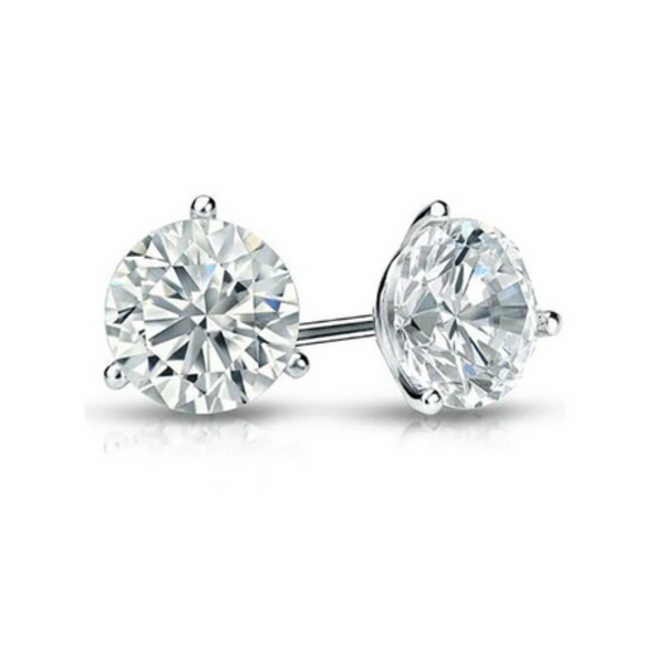 3/8 CT Diamond Stud Earrings Rasmussen Diamonds Mount Pleasant, WI