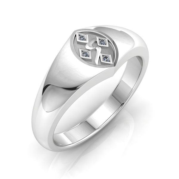 Custom Ladies Initial Ring Rialto Jewelry San Antonio, TX