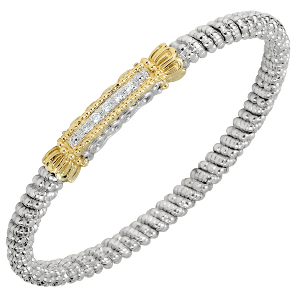 Sterling silver and 14 Karat Yellow Gold Vahan Bracelet Roberts Jewelers Jackson, TN