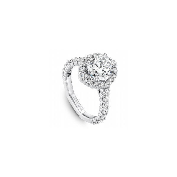 14K White Gold Diamond Semi-Mount Engagement Ring Image 2 Roberts Jewelers Jackson, TN
