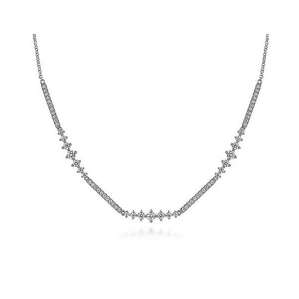 14K White Gold Diamond Necklace Roberts Jewelers Jackson, TN