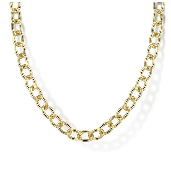 14K Yellow Gold Link Chain Necklace Roberts Jewelers Jackson, TN