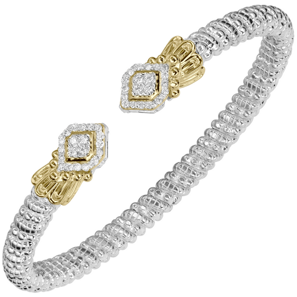 Sterling Silver and 14 Karat Yellow Gold Vahan Bracelet Roberts Jewelers Jackson, TN