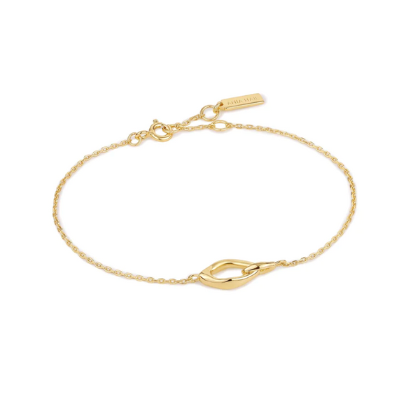 Gold Wave Link Bracelet Roberts Jewelers Jackson, TN