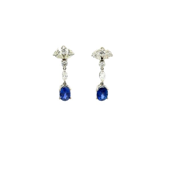 18k Sapphire & Diamond Earrings Roberts Jewelers Jackson, TN