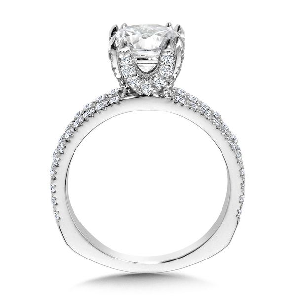 DOUBLE-PRONG SPLIT SHANK DIAMOND ENGAGEMENT RING Image 2 Sanders Jewelers Gainesville, FL
