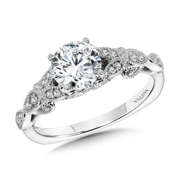 VINTAGE MILGRAIN & FILIGREE ACCENTED DIAMOND ENGAGEMENT RING Sanders Jewelers Gainesville, FL