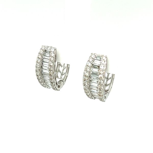 Diamond Hoop Earrings Sanders Jewelers Gainesville, FL
