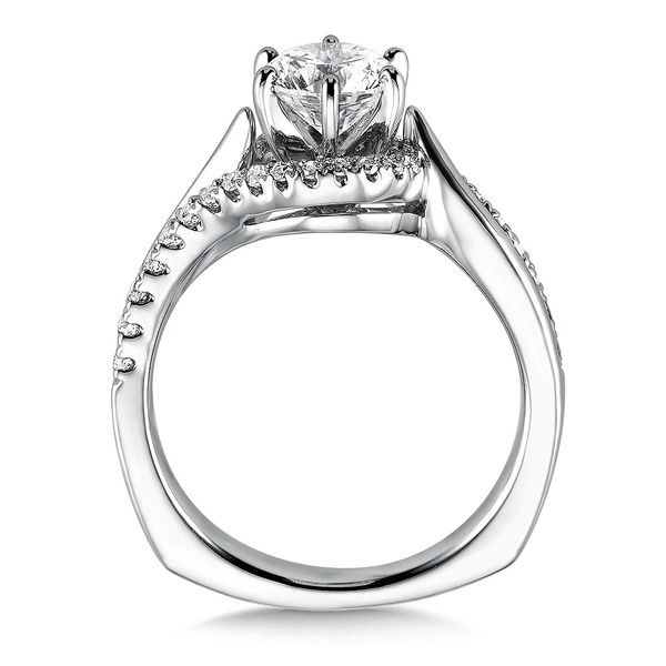 SPIRAL STYLE DIAMOND ENGAGEMENT RING Image 2 Sanders Jewelers Gainesville, FL
