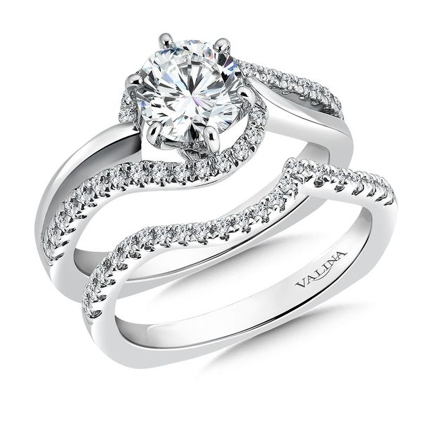 SPIRAL STYLE DIAMOND ENGAGEMENT RING Image 3 Sanders Jewelers Gainesville, FL