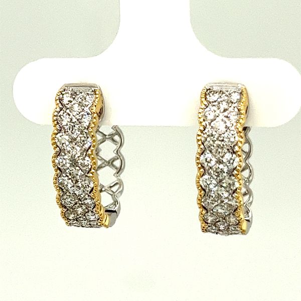 Diamond Hoop Earrings Sanders Jewelers Gainesville, FL