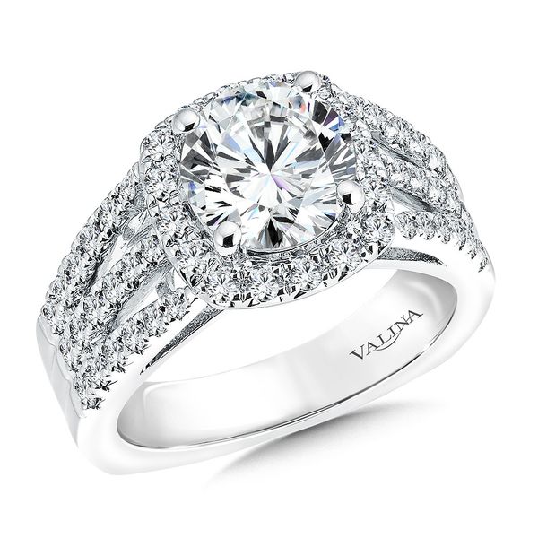 HALO STYLE ENGAGEMENT RING Sanders Jewelers Gainesville, FL