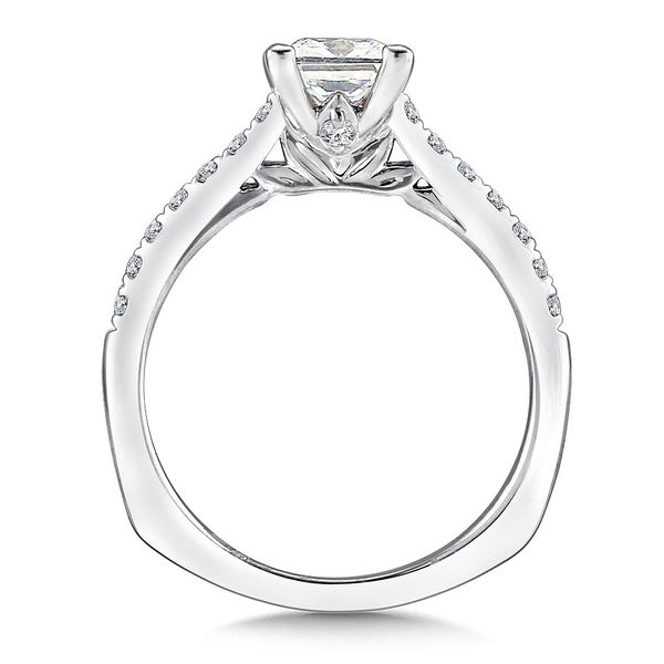 PRINCESS-CUT STRAIGHT DIAMOND ENGAGEMENT RING Image 2 Sanders Jewelers Gainesville, FL