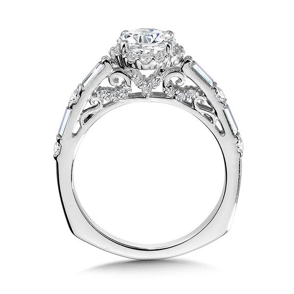 Halo Diamond Engagement Ring Image 2 Sanders Jewelers Gainesville, FL