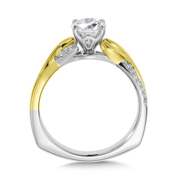 CRISS CROSS DIAMOND ENGAGEMENT RING Image 2 Sanders Jewelers Gainesville, FL