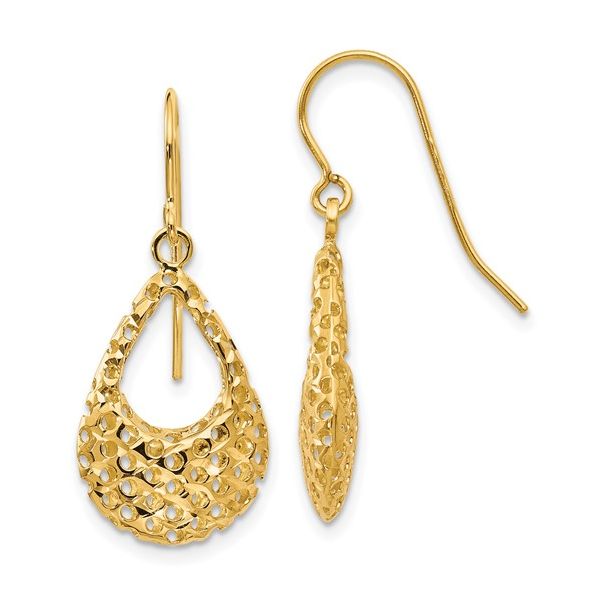 Gold Fashion Earrings Sanders Jewelers Gainesville, FL