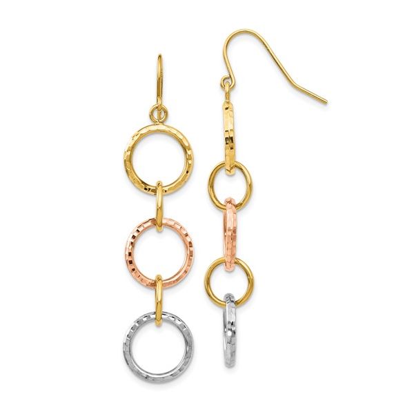 Gold Fashion Earrings Sanders Jewelers Gainesville, FL