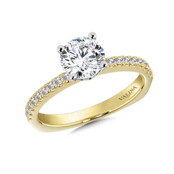STRAIGHT DIAMOND ENGAGEMENT RING Sanders Jewelers Gainesville, FL