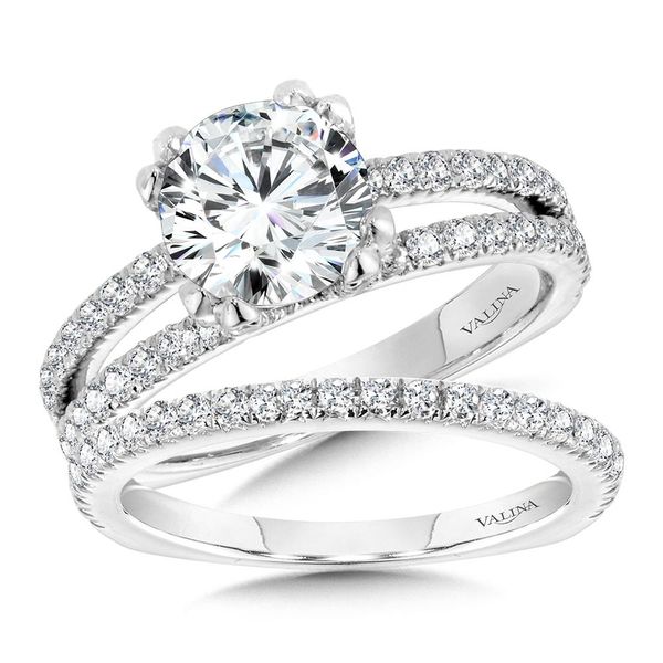 DOUBLE-PRONG SPLIT SHANK DIAMOND ENGAGEMENT RING Image 3 Sanders Jewelers Gainesville, FL
