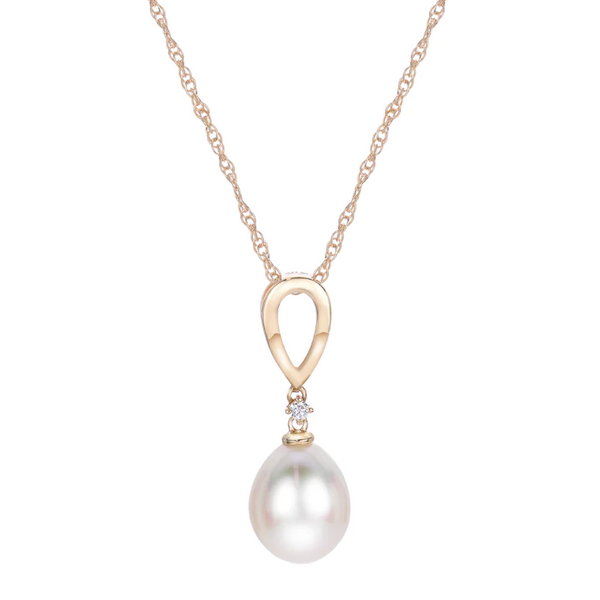 PEARL &  DIAMOND NECKLACE Score's Jewelers Anderson, SC