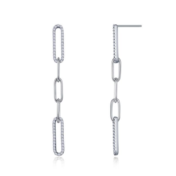 Paperclip Drop Earrings Score's Jewelers Anderson, SC