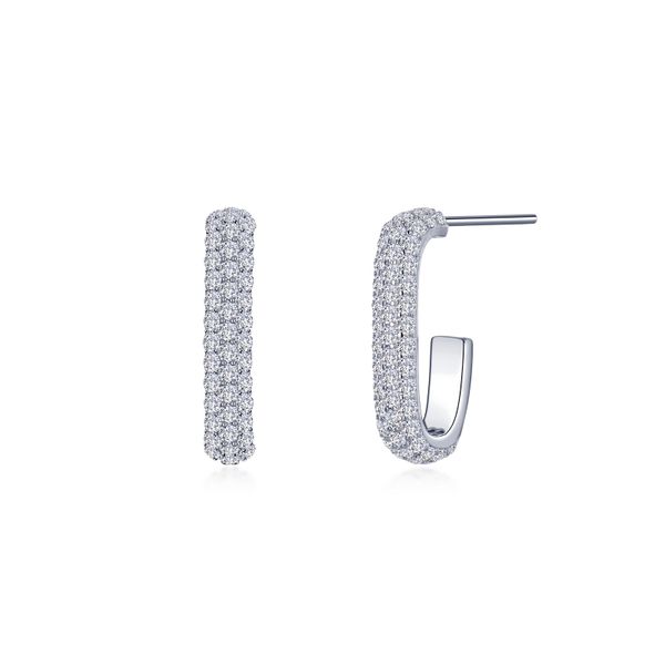 Paperclip Hoop Earrings Score's Jewelers Anderson, SC