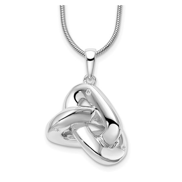  Diamond Love Knot Necklace Score's Jewelers Anderson, SC