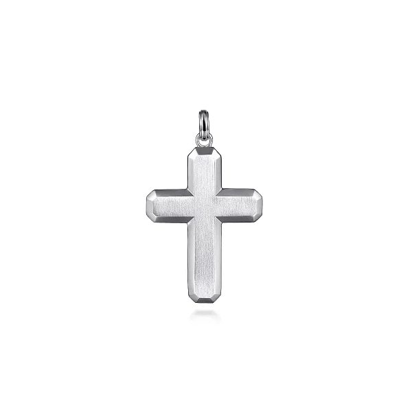 Gabriel & Co. 925 Sterling Silver Geometric Cross Pendant Shannon Jewelers Spring, TX