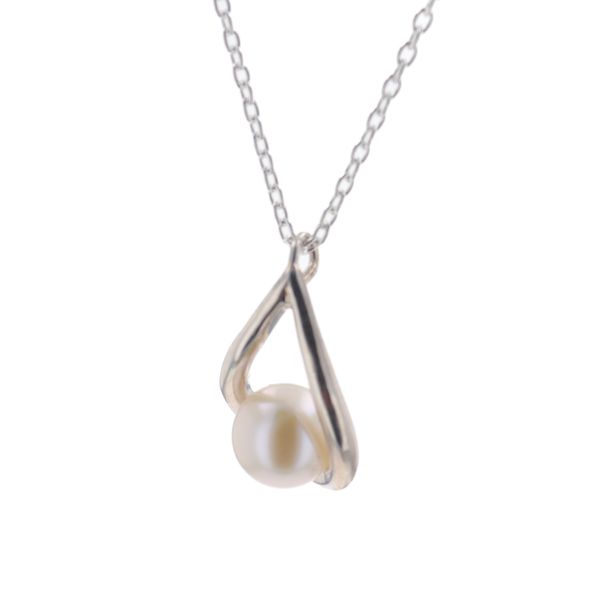 Marina Babic White Pearl Petal Pendant MB-41-23 - Necklaces | Spicer ...