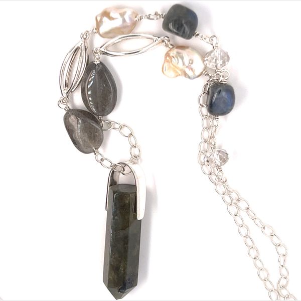 Ocean Tide Necklace with Labradorite and Pearl Spicer Merrifield Saint John, 