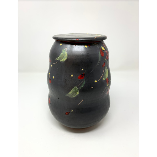 Black Tsubaki Covered Jar Spicer Merrifield Saint John, 