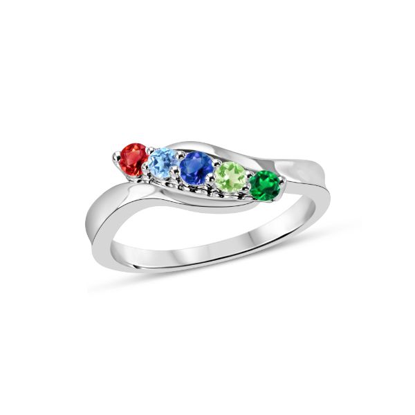 Mother S Birthstone Wave Bypass Ring 001sjt1040 Defiance Stambaugh