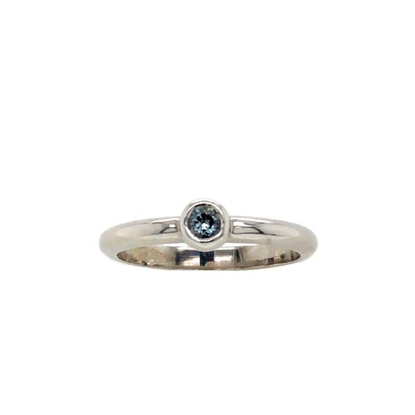 STERLING SILVER BIRTHSTONE RING Image 3 The Hunt House Fine and Custom Jewellery Huntsville, ON