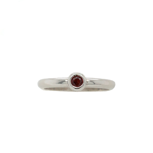 STERLING SILVER BIRTHSTONE RING Image 5 The Hunt House Fine and Custom Jewellery Huntsville, ON