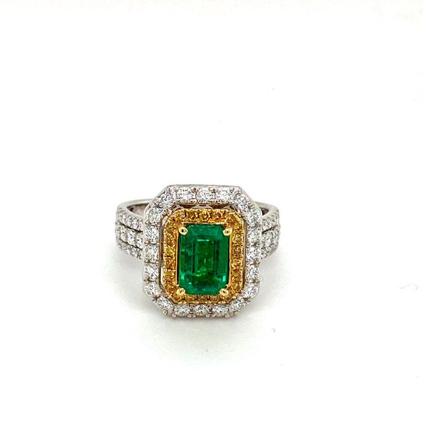 Emerald and Diamond Ring Toner Jewelers Overland Park, KS
