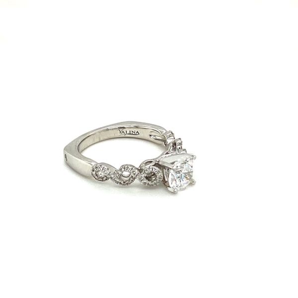 Twisted Shank Engagement Ring Setting Image 2 Toner Jewelers Overland Park, KS