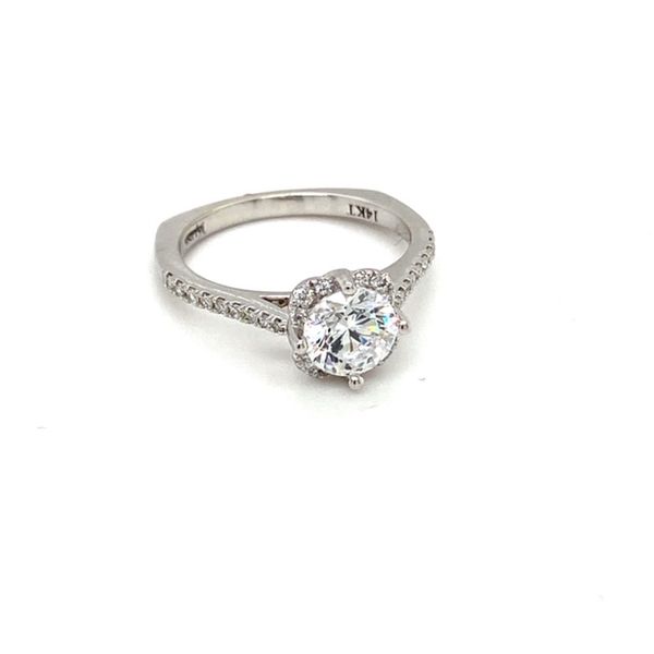 White Gold Diamond Engagement Ring Mount Image 2 Toner Jewelers Overland Park, KS