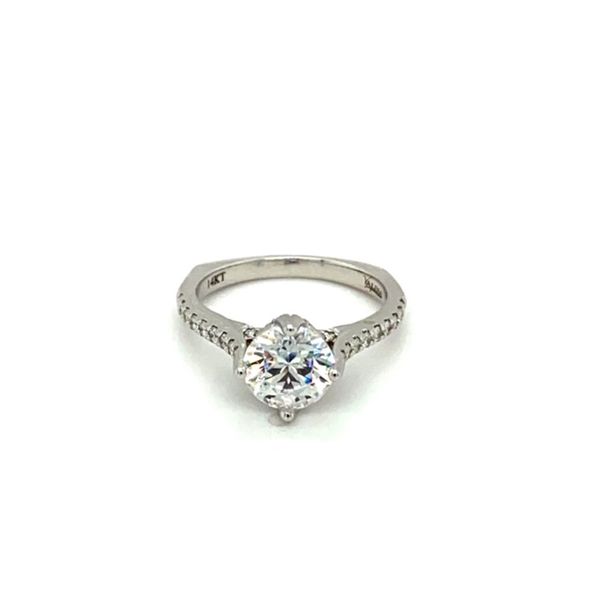 14K White Gold Diamond Engagement Ring Setting Toner Jewelers Overland Park, KS