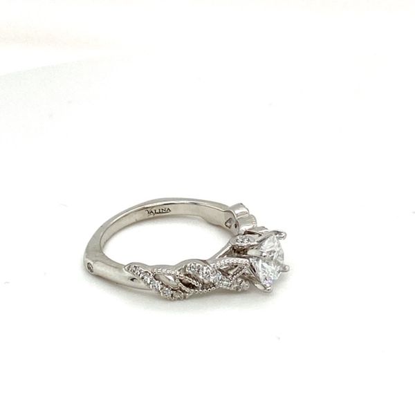 14K White Gold Diamond Engagement Ring Setting Image 3 Toner Jewelers Overland Park, KS