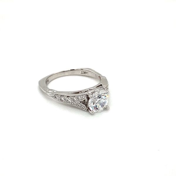 Engagement Ring Setting with Milgrain Image 3 Toner Jewelers Overland Park, KS