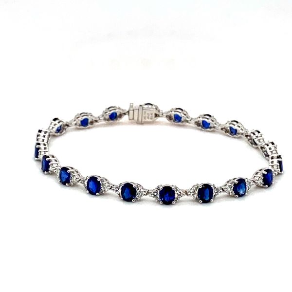Sapphire and Diamond Bracelet Toner Jewelers Overland Park, KS