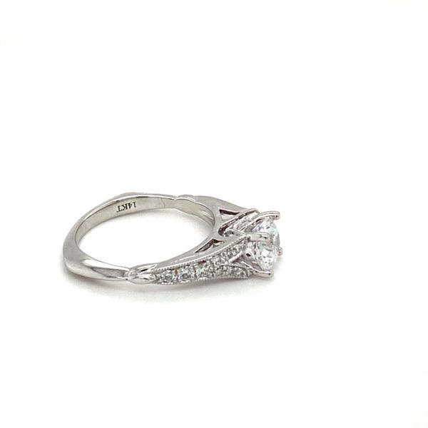 Engagement Ring Setting with Milgrain Image 4 Toner Jewelers Overland Park, KS