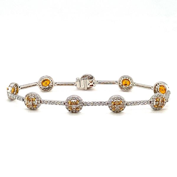 White and Yellow Diamond Bracelet Toner Jewelers Overland Park, KS