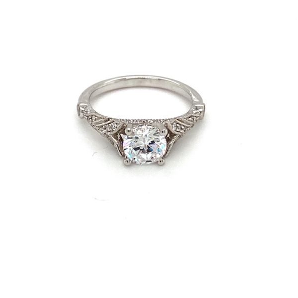 Gabriel & Co. Vintage Engagement Ring Setting Toner Jewelers Overland Park, KS