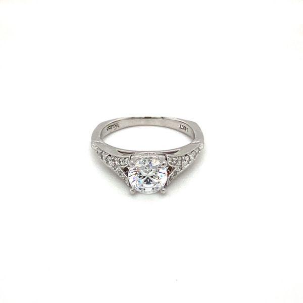 Engagement Ring Setting with Milgrain Toner Jewelers Overland Park, KS