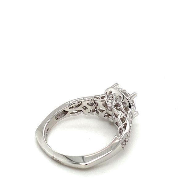 Diamond Engagement Ring Setting with Halo Image 4 Toner Jewelers Overland Park, KS