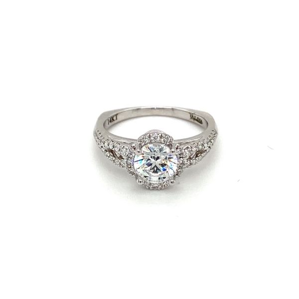 Diamond Engagement Ring Setting with Halo Toner Jewelers Overland Park, KS
